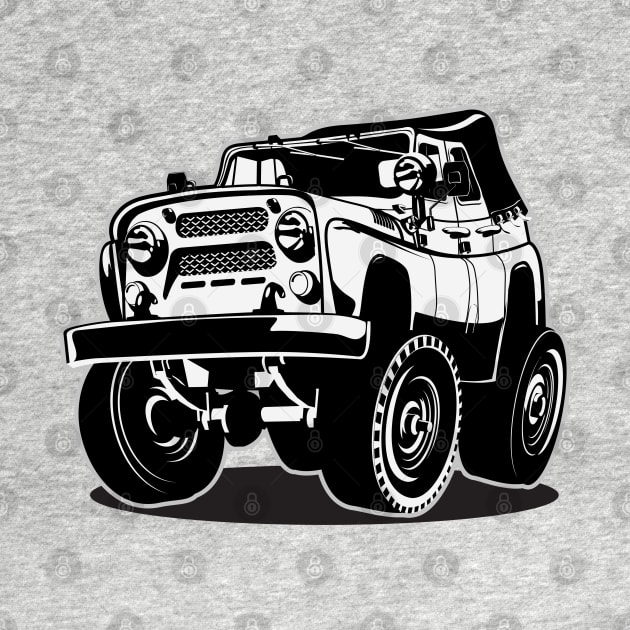 Cartoon jeep by Mechanik